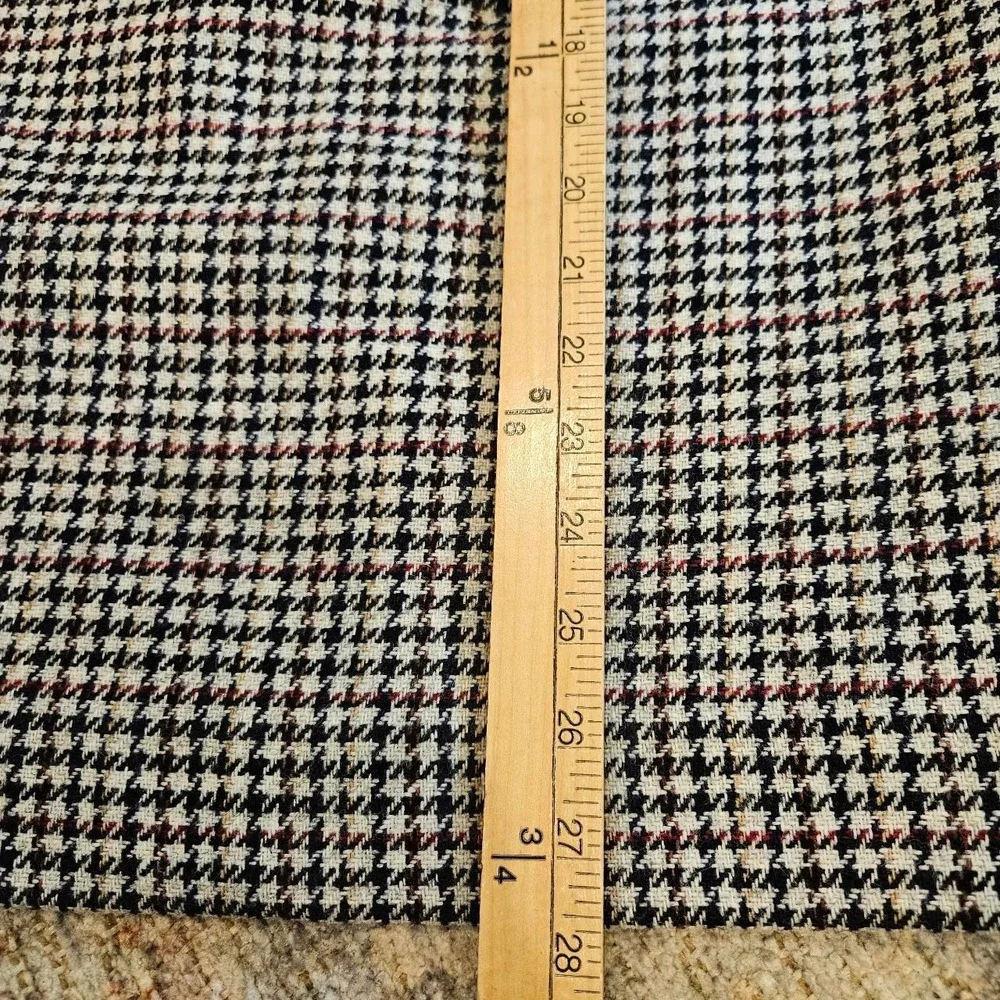 Vintage Houndstooth Lined Skirt size 